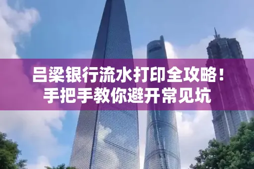 吕梁银行流水打印全攻略！手把手教你避开常见坑