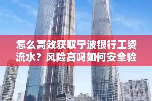 怎么高效获取宁波银行工资流水？风险高吗如何安全验证？