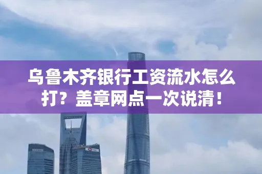 乌鲁木齐银行工资流水怎么打？盖章网点一次说清！
