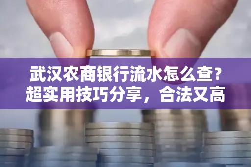 武汉农商银行流水怎么查？超实用技巧分享，合法又高效！