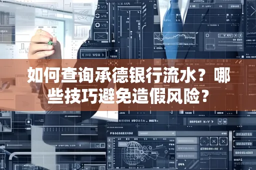 如何查询承德银行流水？哪些技巧避免造假风险？